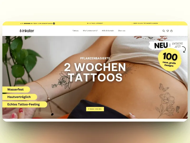 Inkster – Shop-Betreuung, Internationalisierung für 12 Märkte